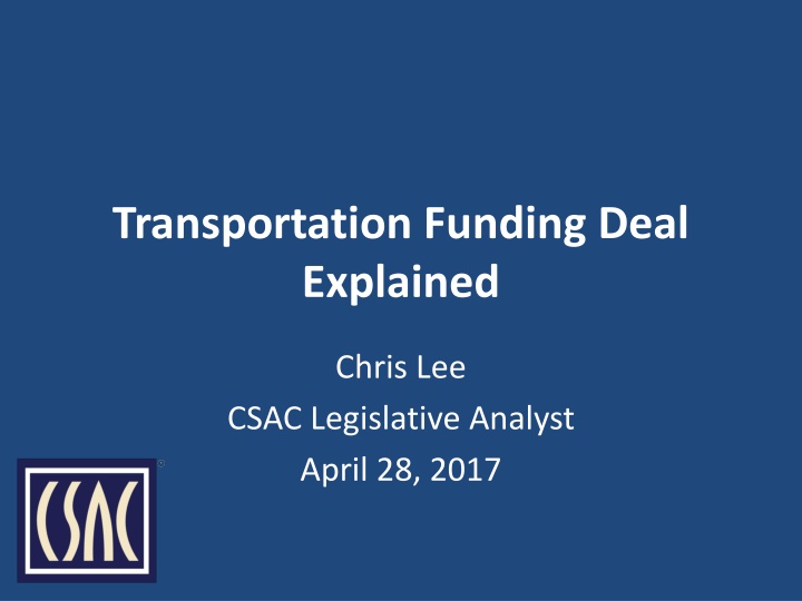 transportation funding deal explained