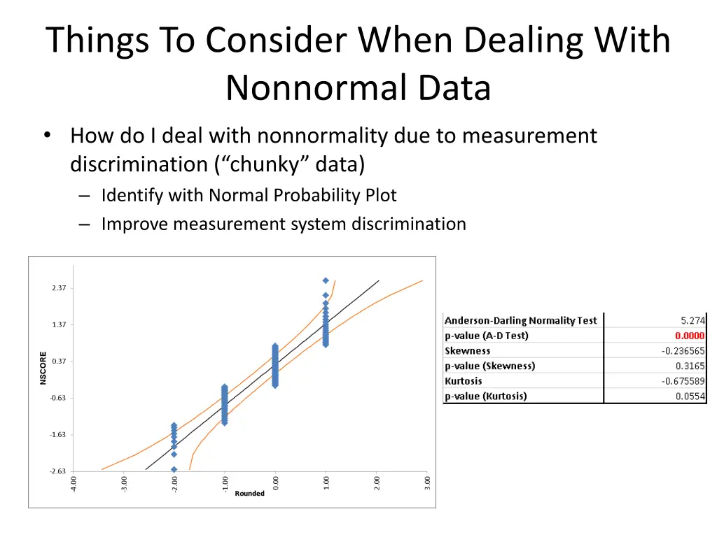 things to consider when dealing with nonnormal 3