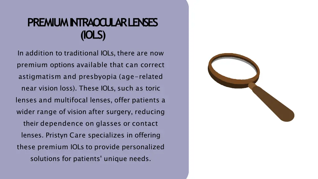 premium intraocular lenses iols