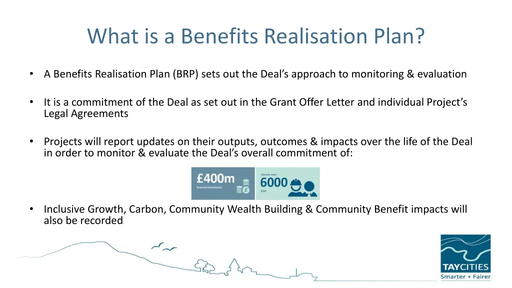 what is a benefits realisation plan