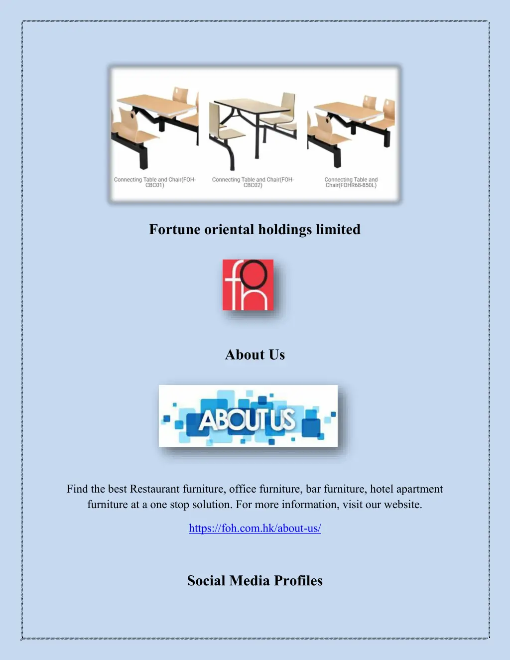 fortune oriental holdings limited