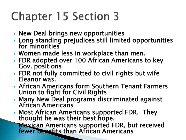 new deal brings new opportunities long standing