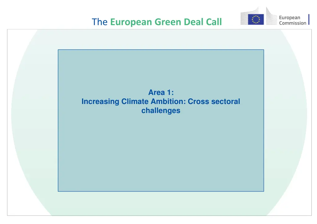the european green deal call 2