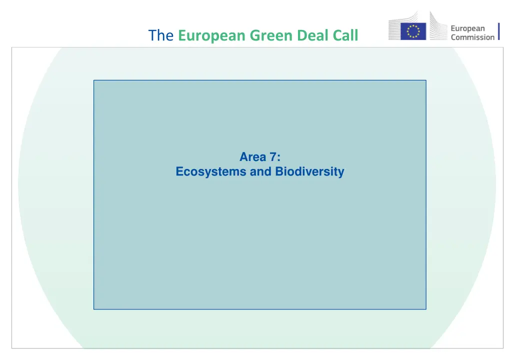 the european green deal call 27