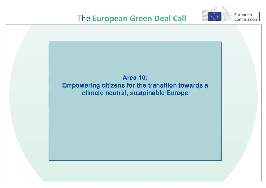 the european green deal call 42