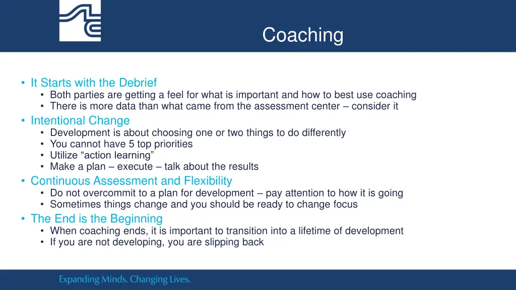coaching