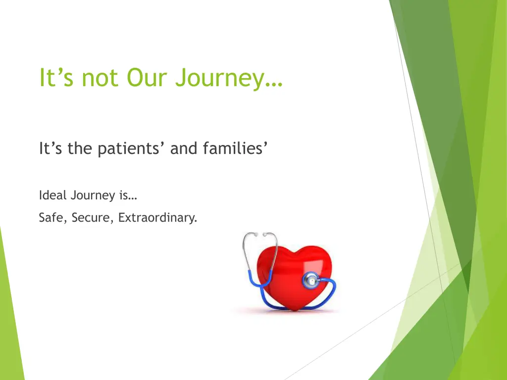 it s not our journey