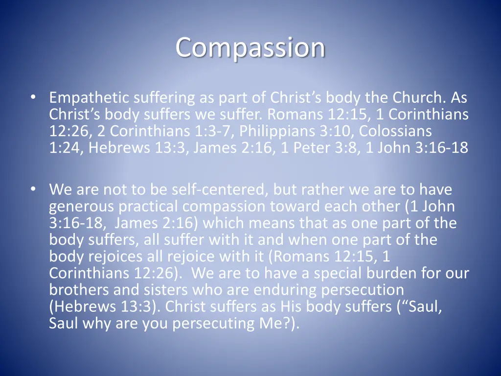 compassion
