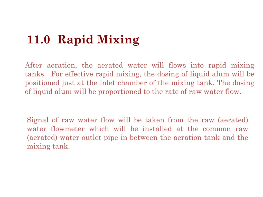 11 0 rapid mixing