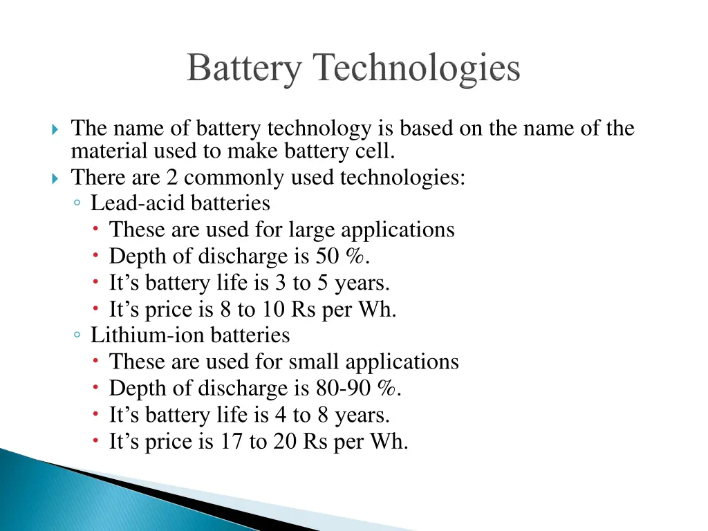 the name of battery technology is based