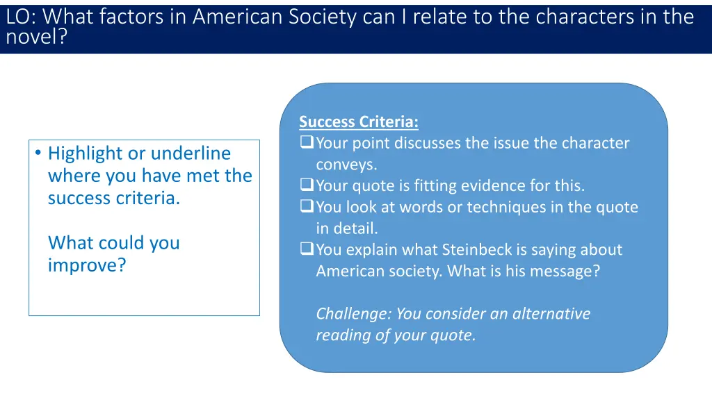 lo what factors in american society can i relate 4