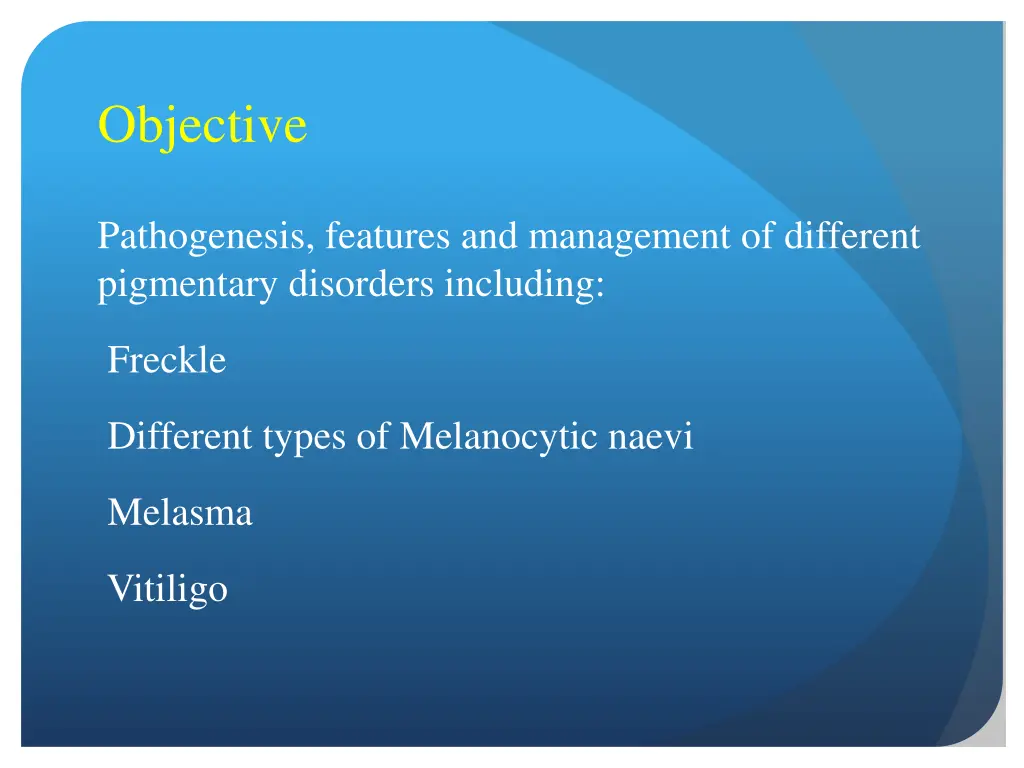 objective
