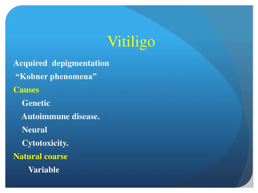 vitiligo