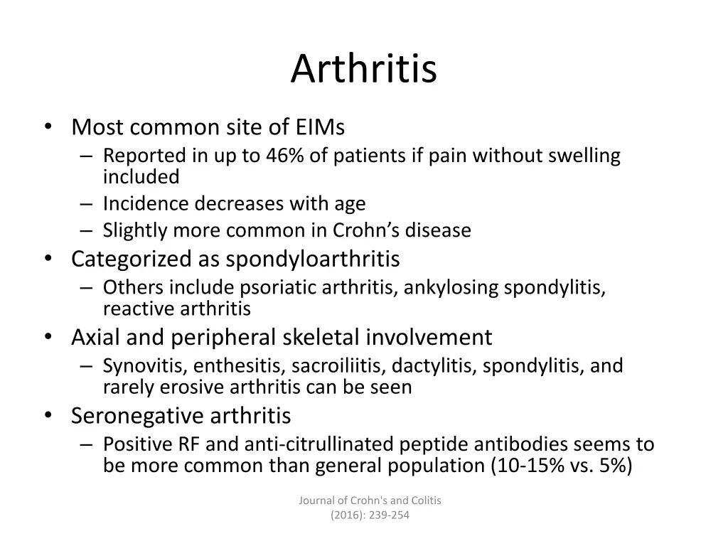 arthritis