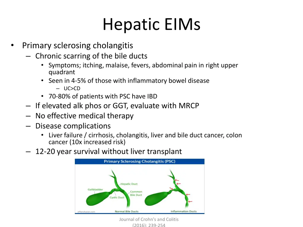 hepatic eims
