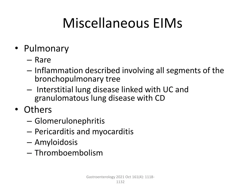 miscellaneous eims