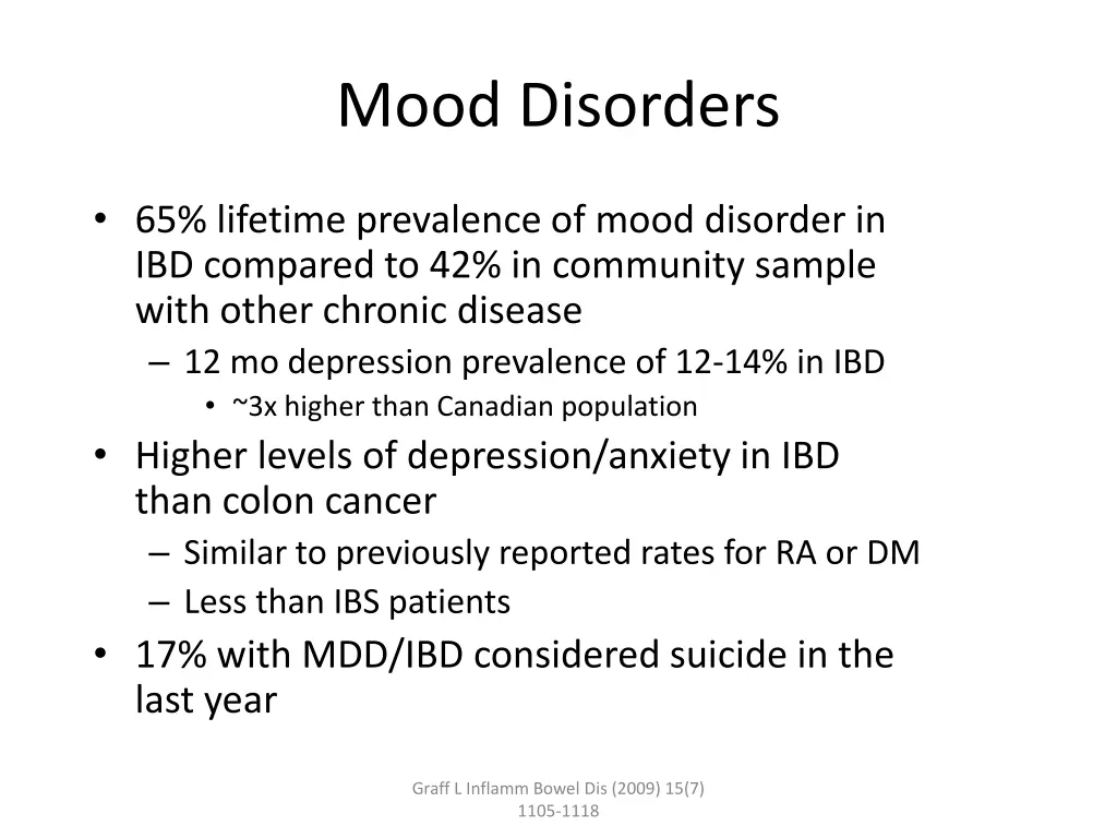 mood disorders