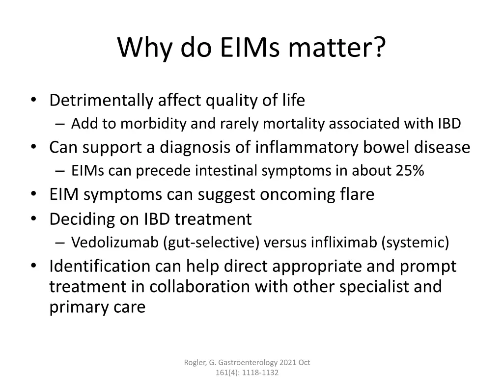 why do eims matter