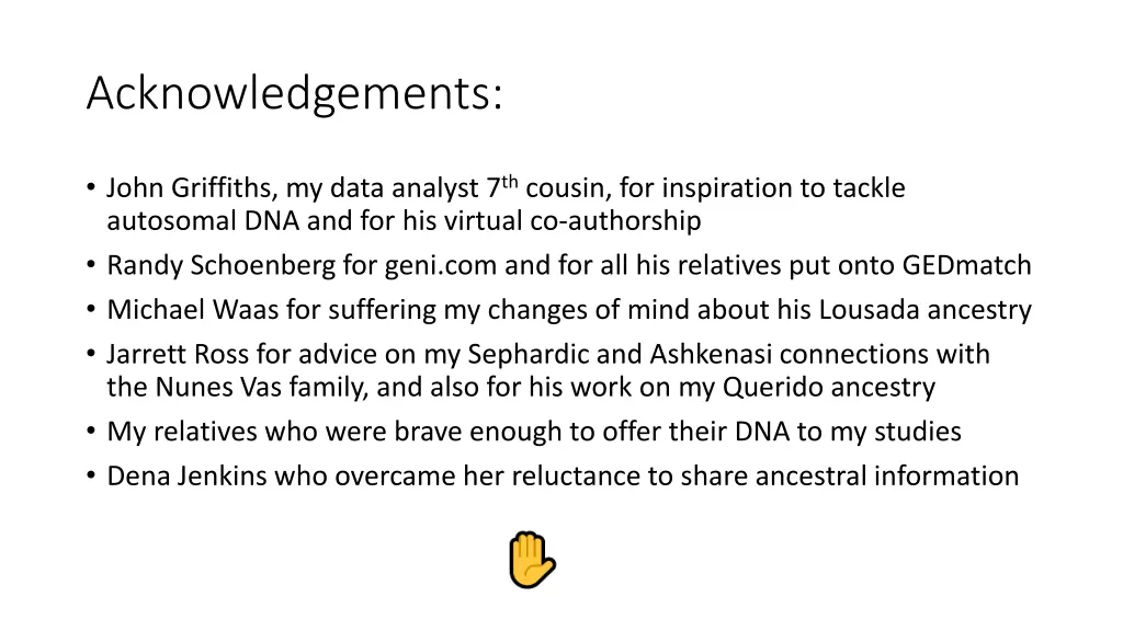 acknowledgements