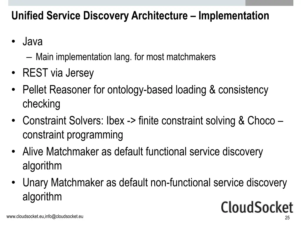 unified service discovery architecture 2