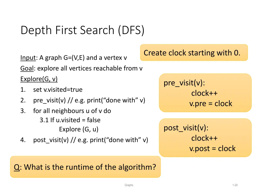 depth first search dfs