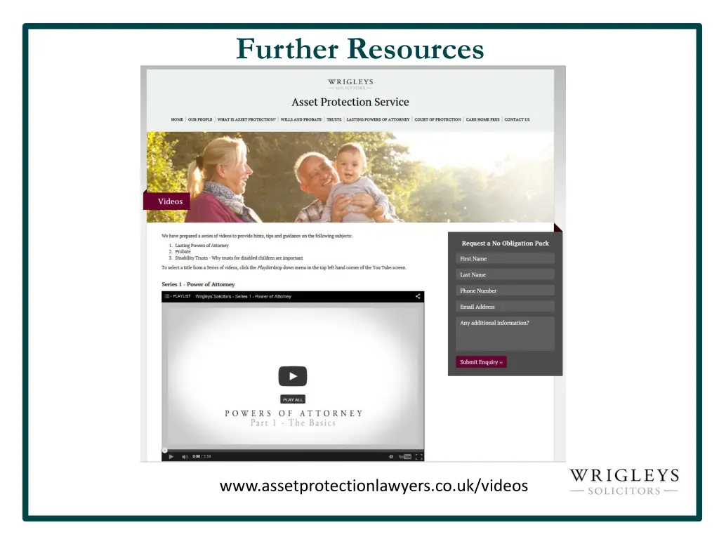 further resources