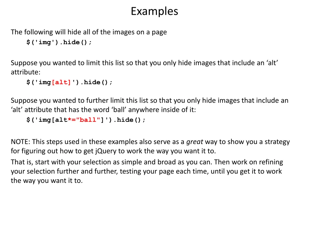 examples