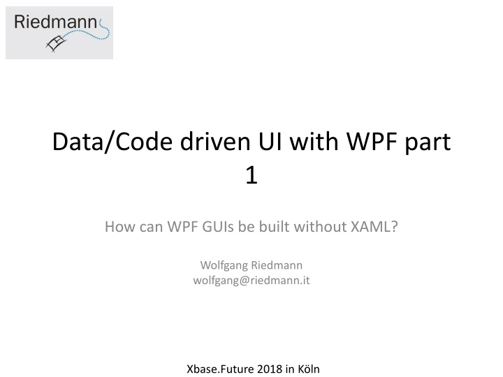 data code driven ui with wpf part 1