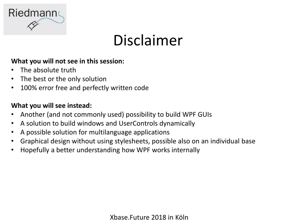 disclaimer