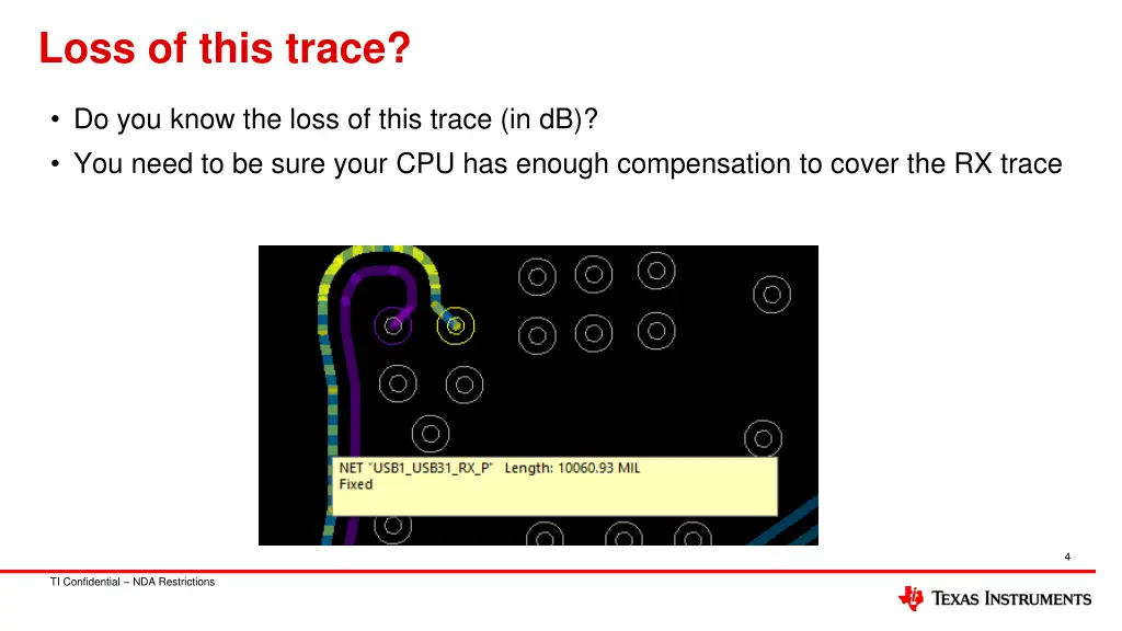 loss of this trace
