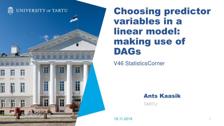 choosing predictor variables in a linear model