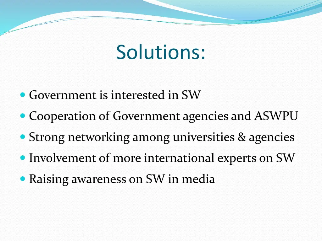 solutions