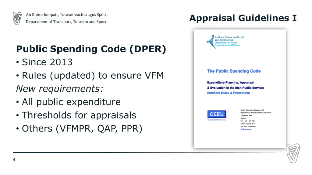 appraisal guidelines i