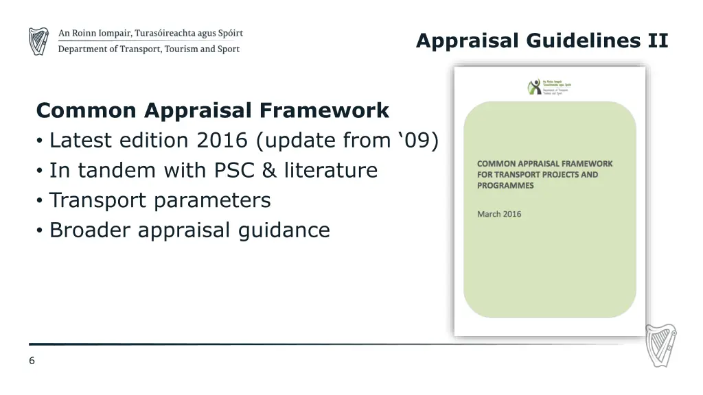 appraisal guidelines ii