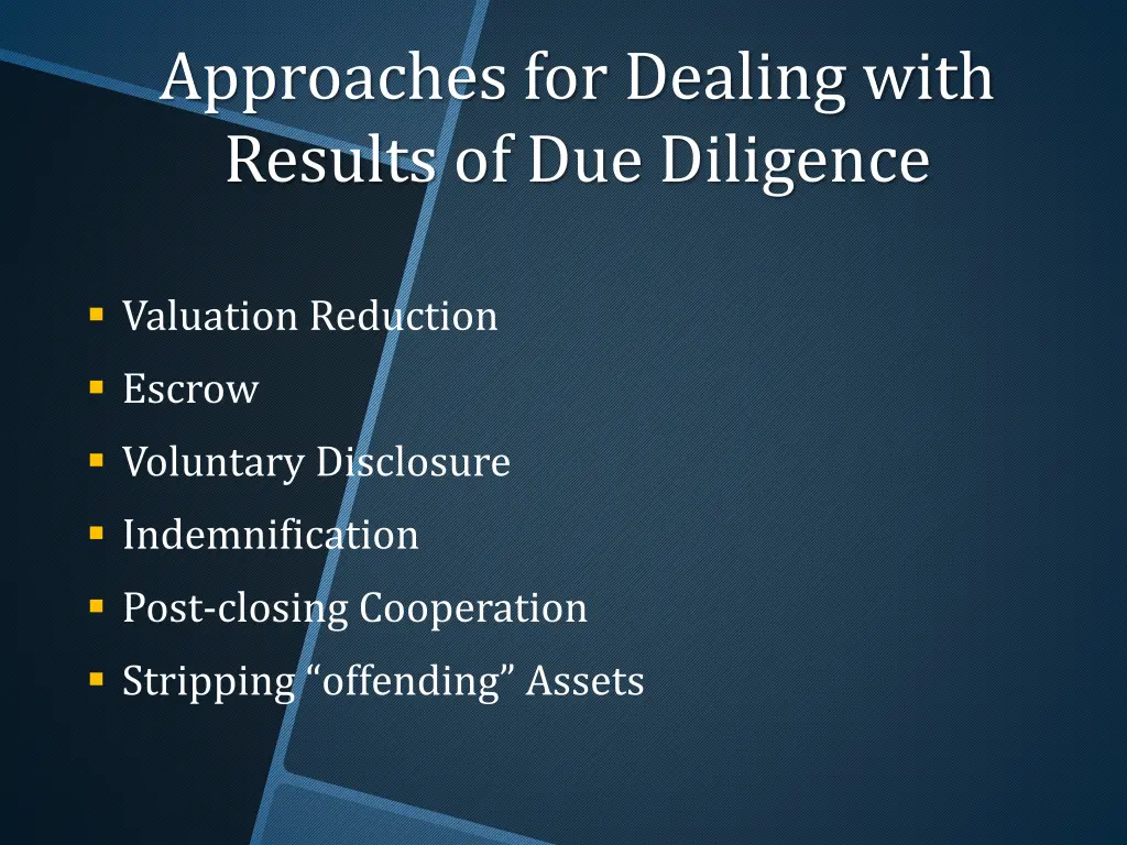 approaches for dealing with results