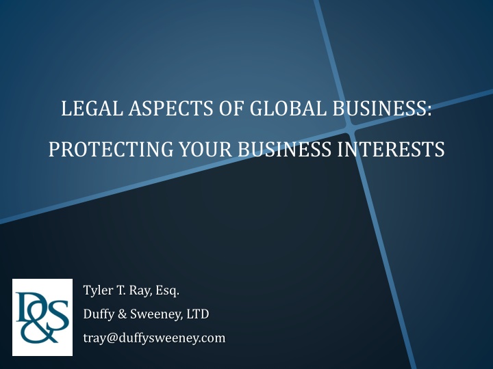 legal aspects of global business