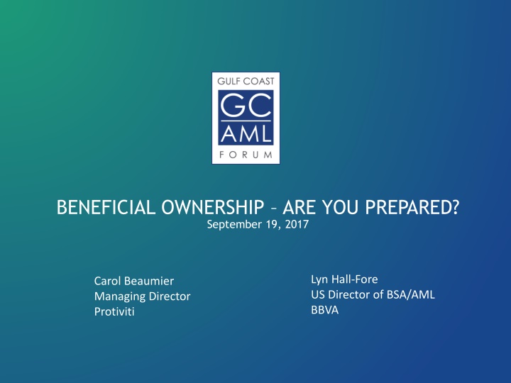 beneficial ownership are you prepared september