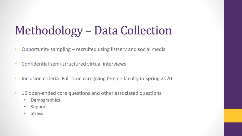 methodology data collection