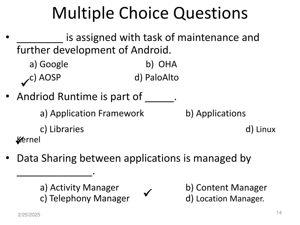 multiple choice questions 3