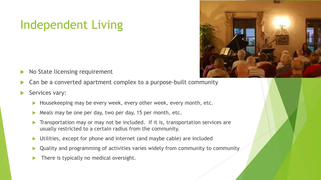 independent living