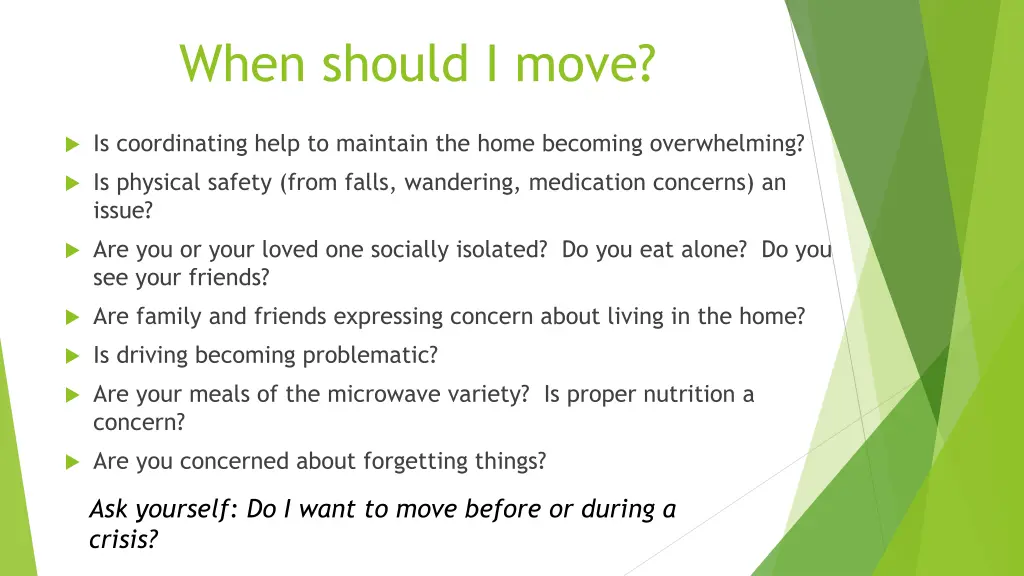 when should i move