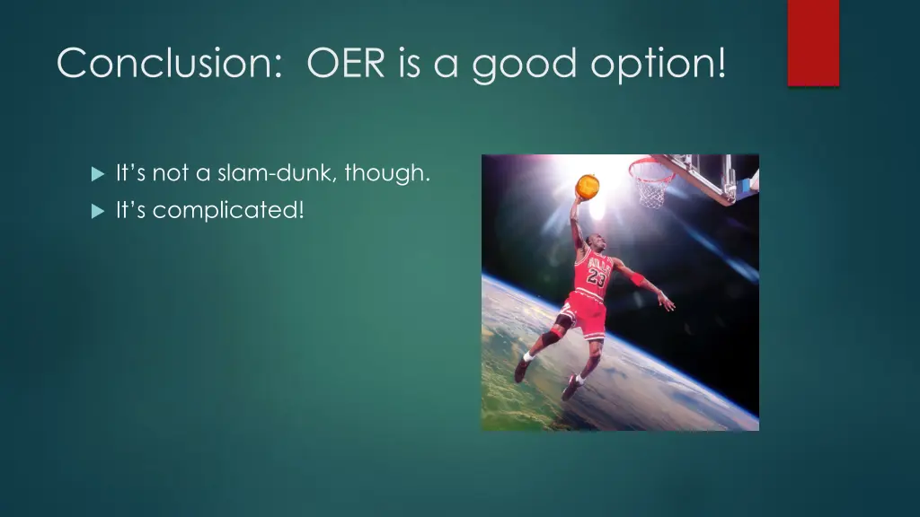 conclusion oer is a good option