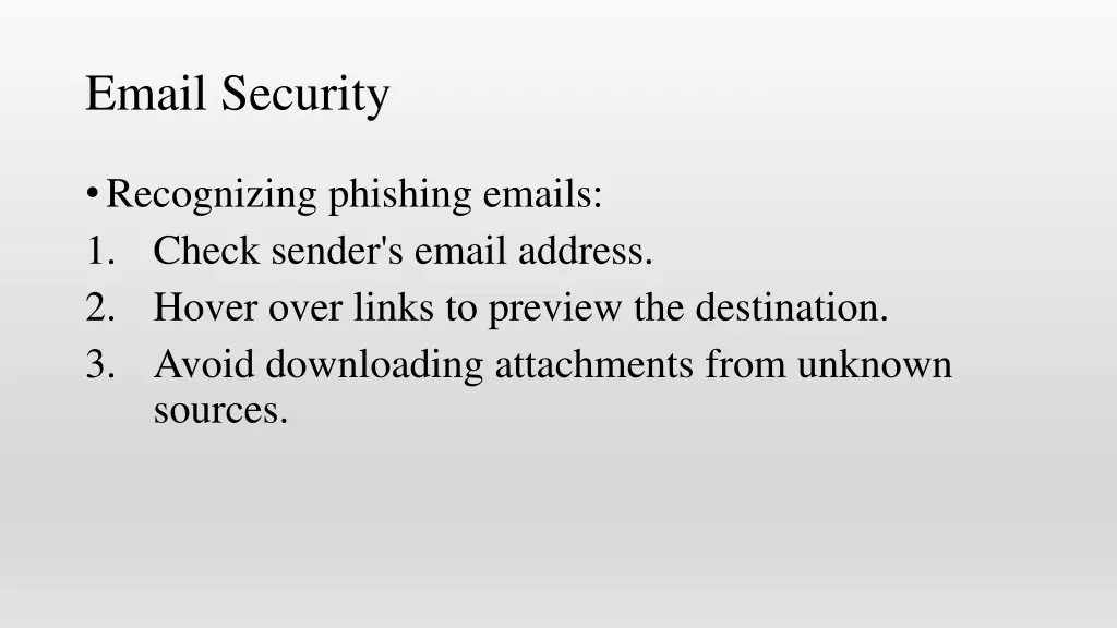 email security