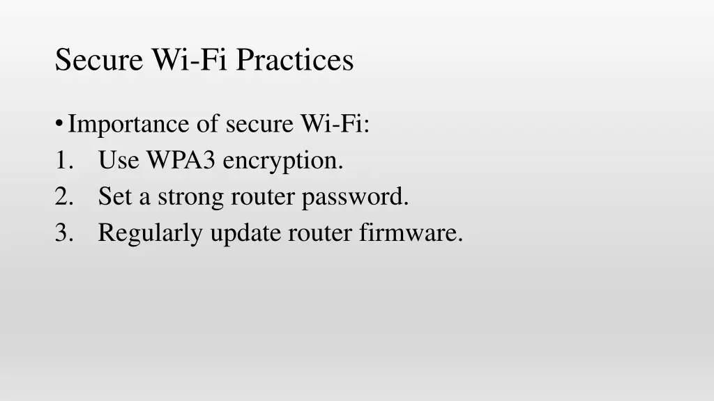 secure wi fi practices