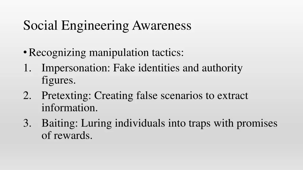 social engineering awareness