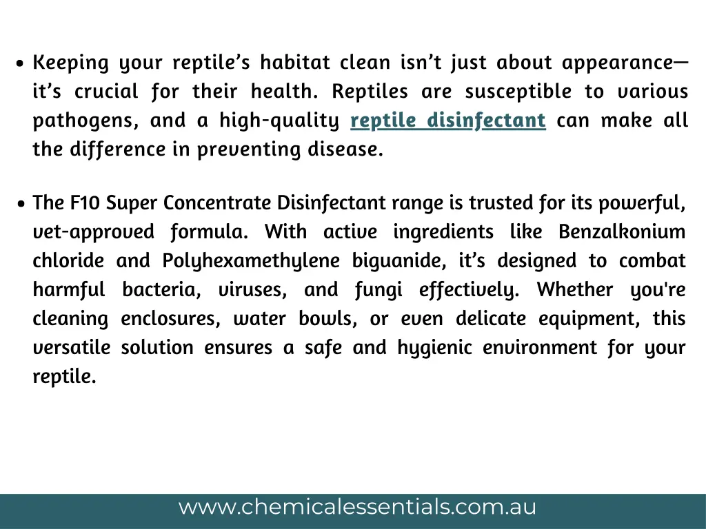 keeping your reptile s habitat clean isn t just