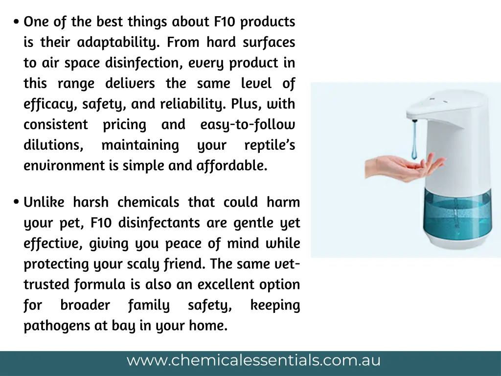 one of the best things about f10 products