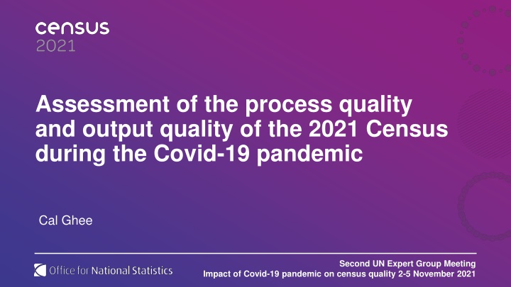 assessment of the process quality and output