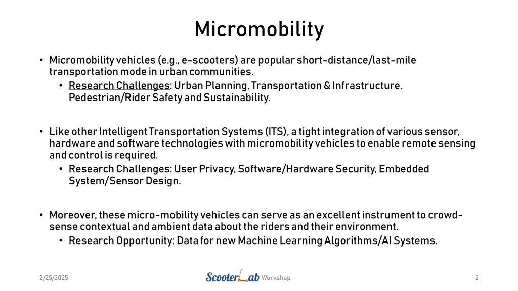 micromobility