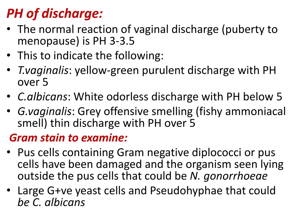 ph of discharge the normal reaction of vaginal